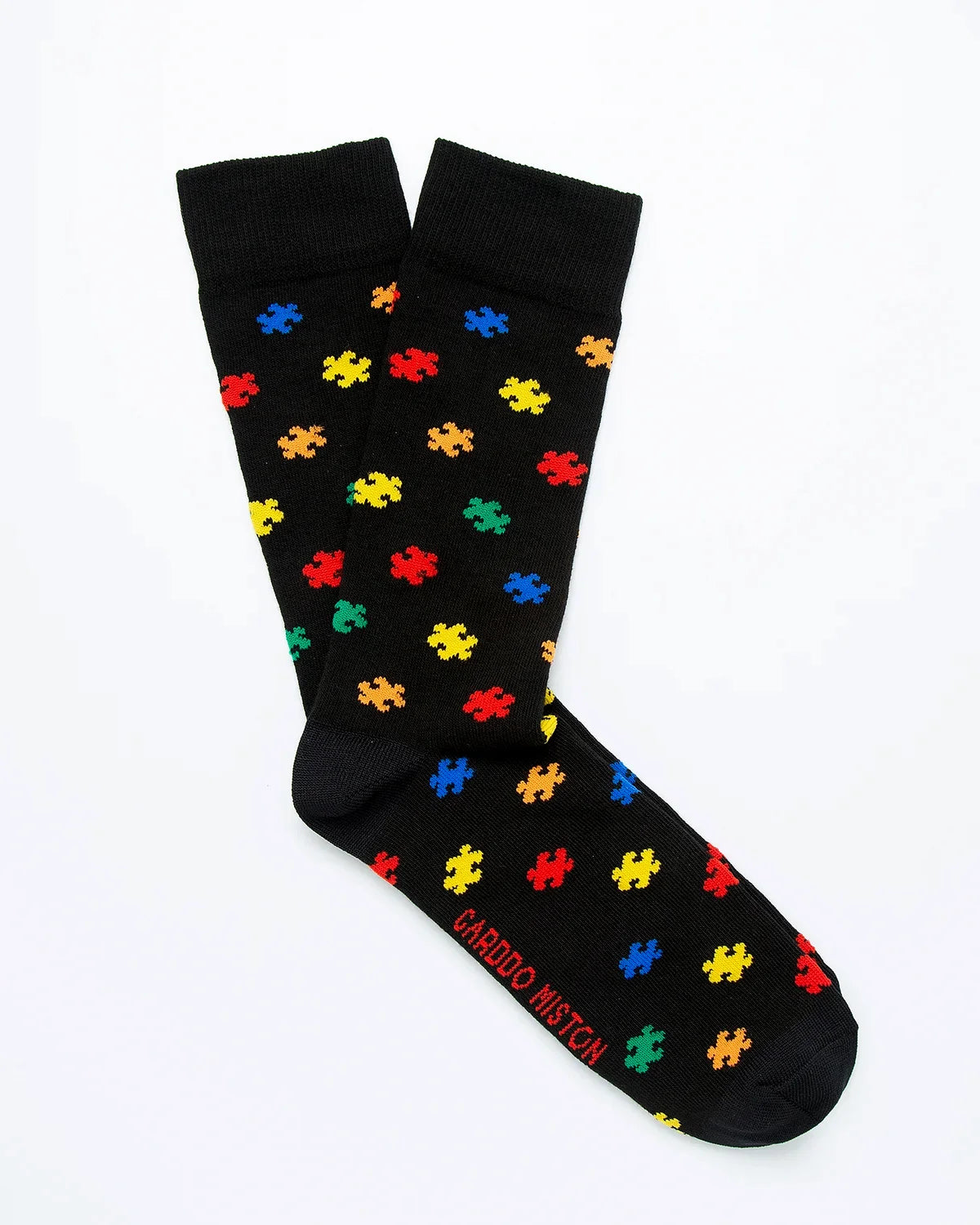 MEDIAS ALGODÓN ESTAMPADO ROMPECABEZAS _08041